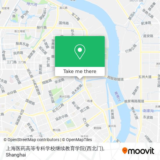 上海医药高等专科学校继续教育学院(西北门) map