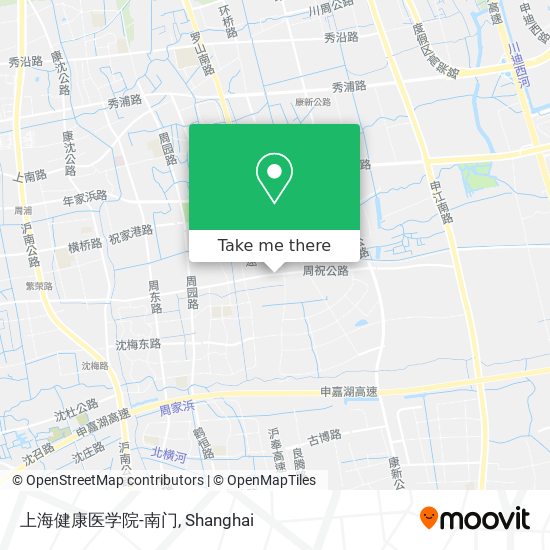 上海健康医学院-南门 map
