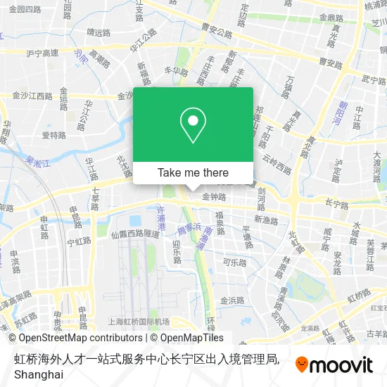 虹桥海外人才一站式服务中心长宁区出入境管理局 map
