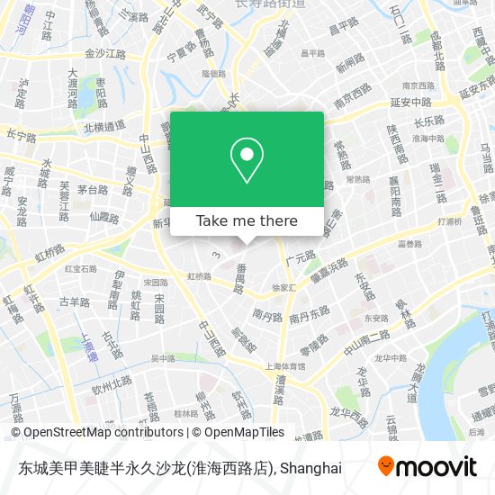 东城美甲美睫半永久沙龙(淮海西路店) map