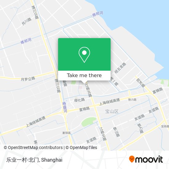 乐业一村-北门 map