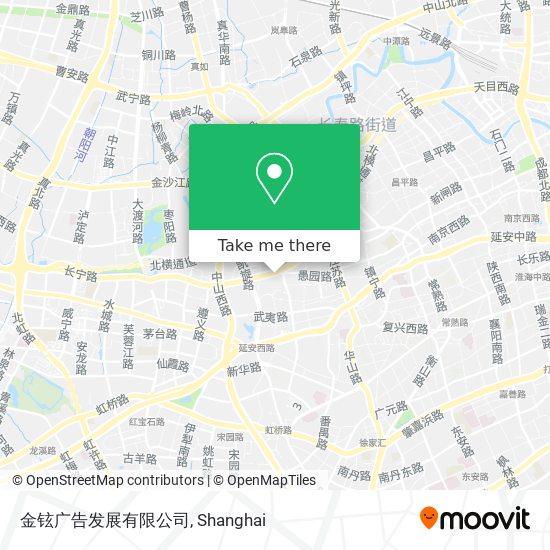 金铉广告发展有限公司 map