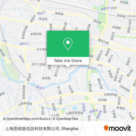 上海恩锶派信息科技有限公司 map