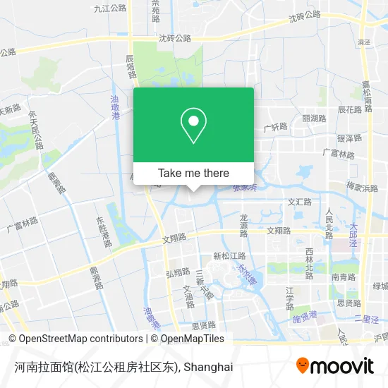 河南拉面馆(松江公租房社区东) map
