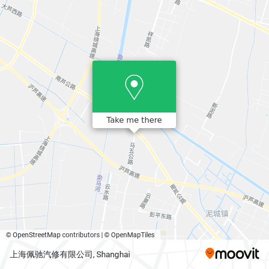上海佩驰汽修有限公司 map
