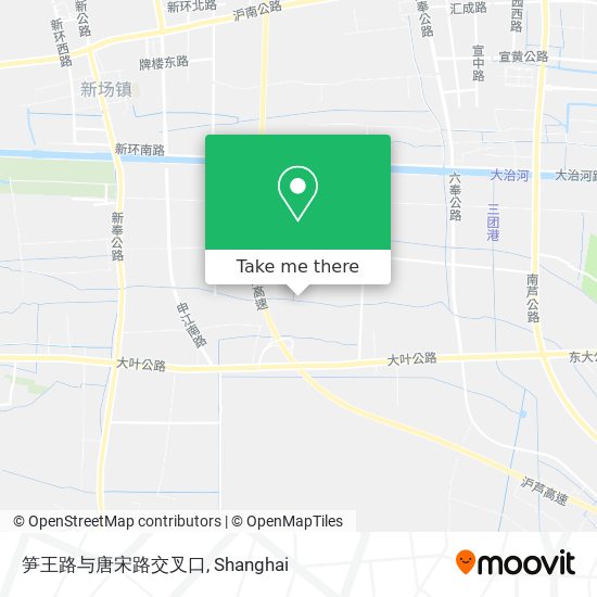 笋王路与唐宋路交叉口 map