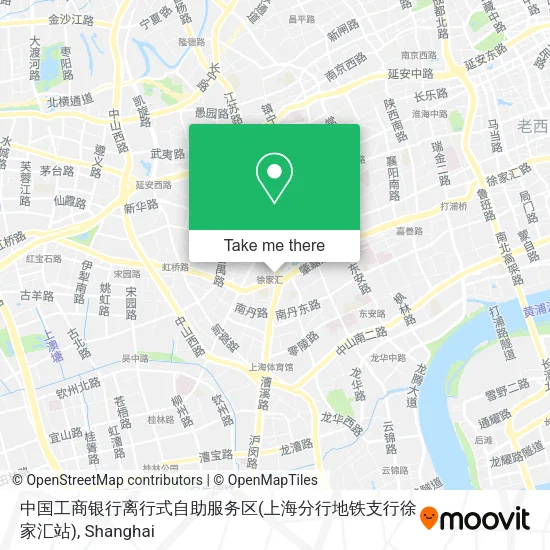 中国工商银行离行式自助服务区(上海分行地铁支行徐家汇站) map