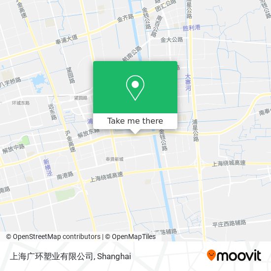 上海广环塑业有限公司 map