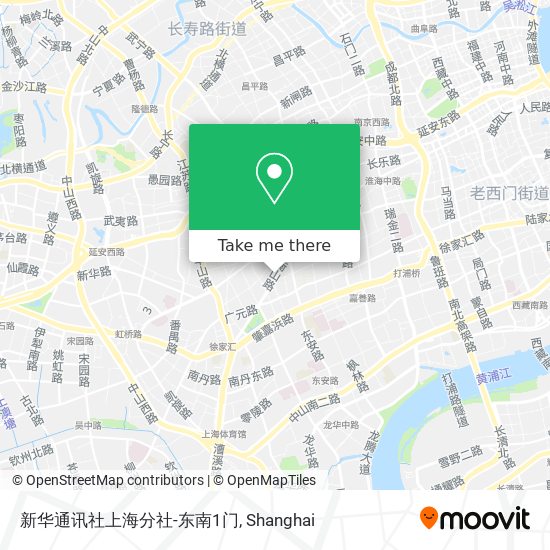 新华通讯社上海分社-东南1门 map