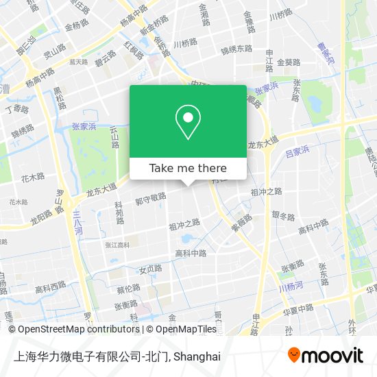 上海华力微电子有限公司-北门 map