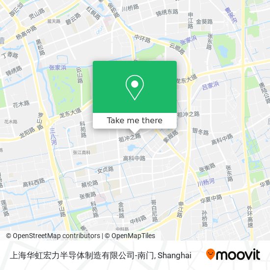 上海华虹宏力半导体制造有限公司-南门 map