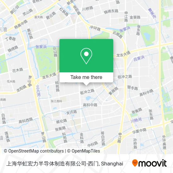上海华虹宏力半导体制造有限公司-西门 map