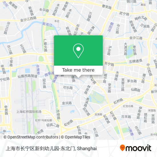 上海市长宁区新剑幼儿园-东北门 map