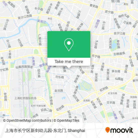 上海市长宁区新剑幼儿园-东北门 map