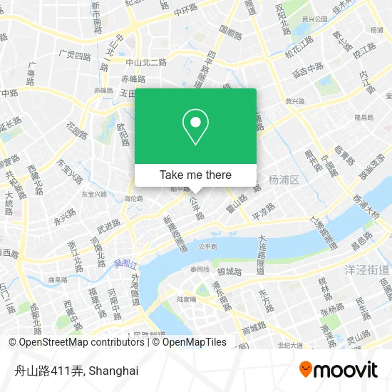 舟山路411弄 map