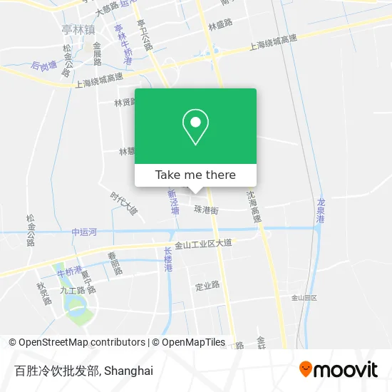 百胜冷饮批发部 map