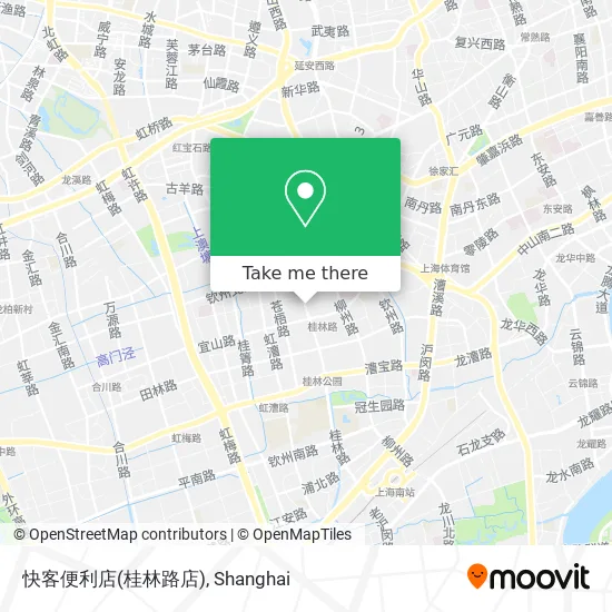 快客便利店(桂林路店) map