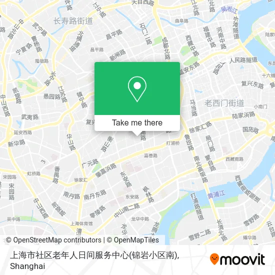 上海市社区老年人日间服务中心(锦岩小区南) map