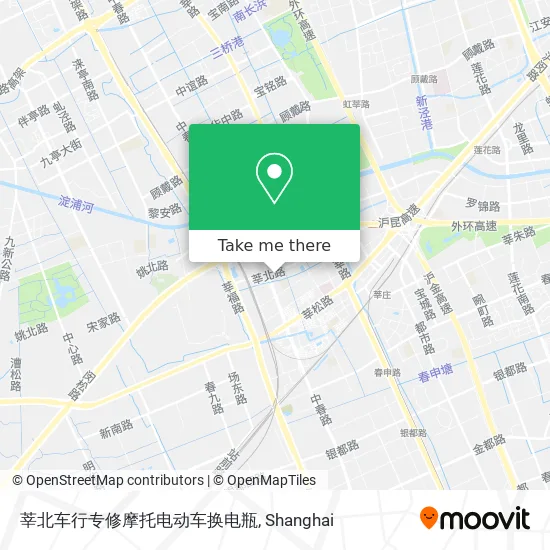 莘北车行专修摩托电动车换电瓶 map