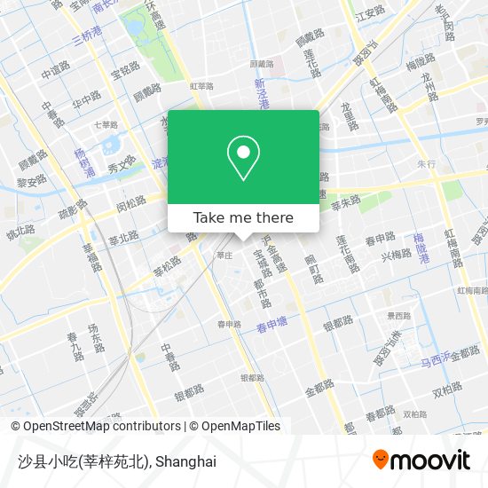 沙县小吃(莘梓苑北) map