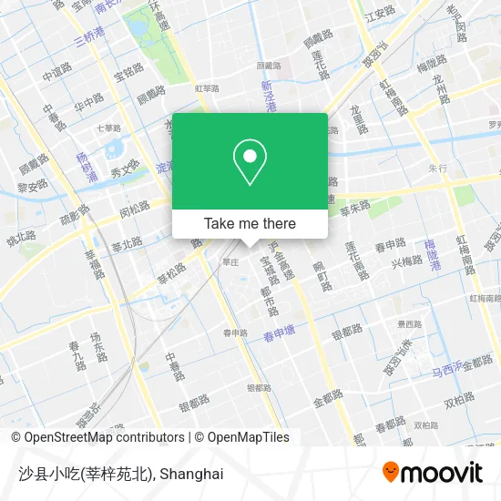 沙县小吃(莘梓苑北) map