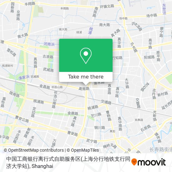 中国工商银行离行式自助服务区(上海分行地铁支行同济大学站) map