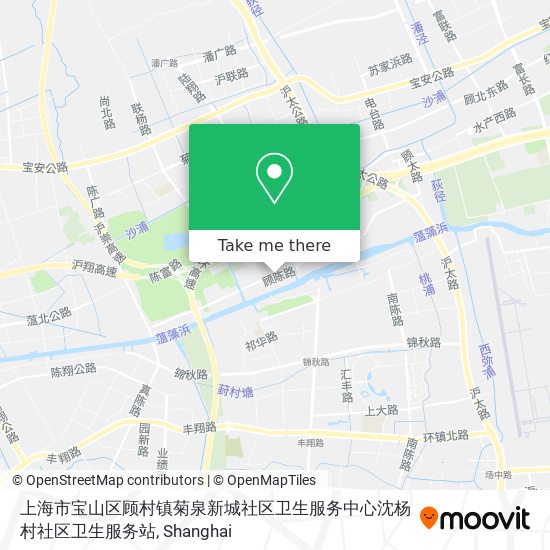 上海市宝山区顾村镇菊泉新城社区卫生服务中心沈杨村社区卫生服务站 map