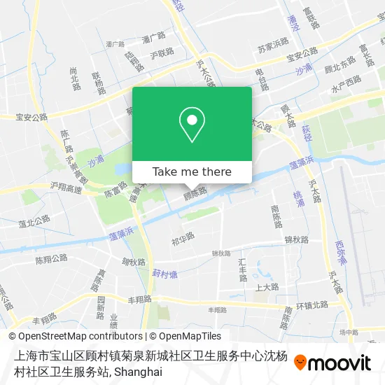 上海市宝山区顾村镇菊泉新城社区卫生服务中心沈杨村社区卫生服务站 map