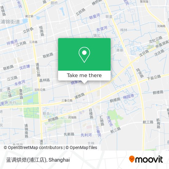 蓝调烘焙(浦江店) map