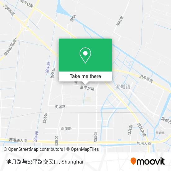池月路与彭平路交叉口 map