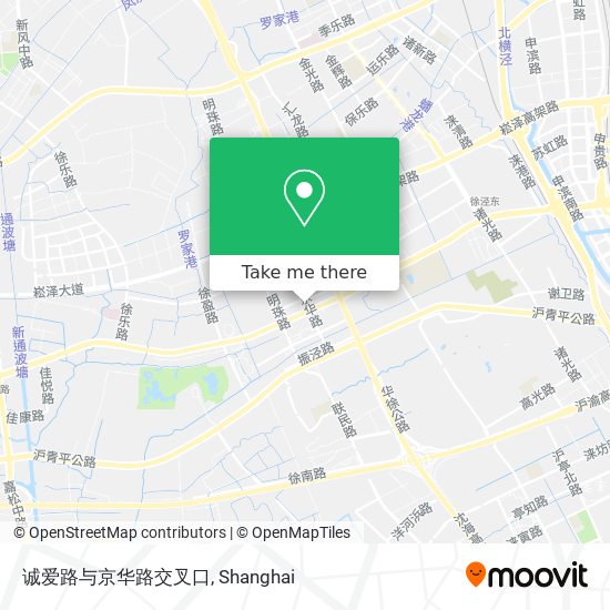 诚爱路与京华路交叉口 map