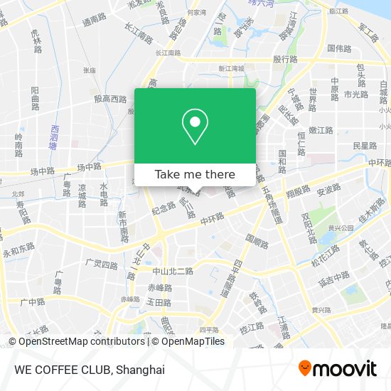 WE COFFEE CLUB map