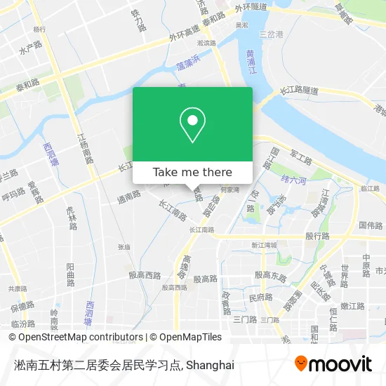 淞南五村第二居委会居民学习点 map