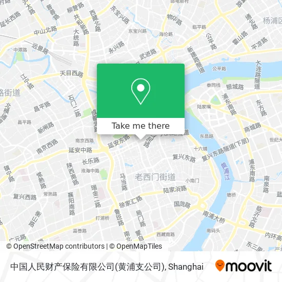 中国人民财产保险有限公司(黄浦支公司) map