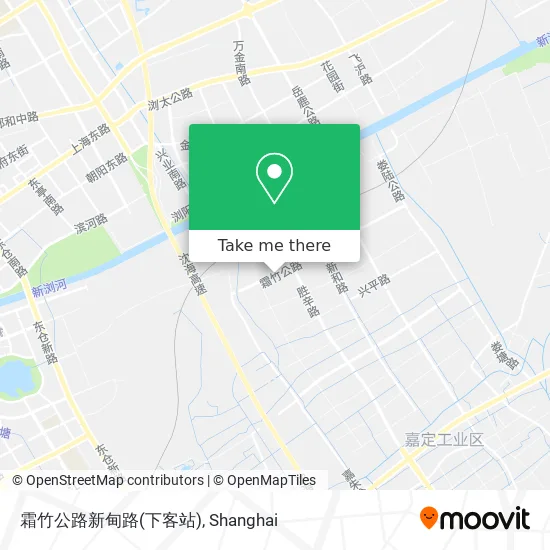 霜竹公路新甸路(下客站) map