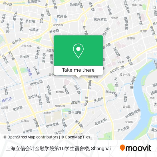 上海立信会计金融学院第10学生宿舍楼 map