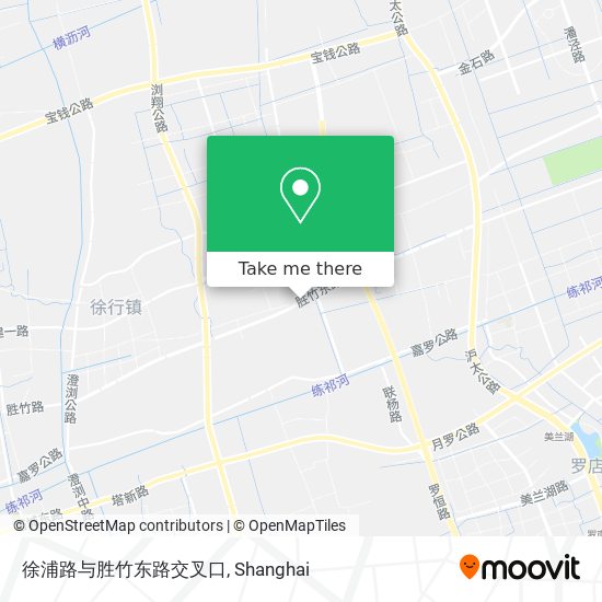 徐浦路与胜竹东路交叉口 map