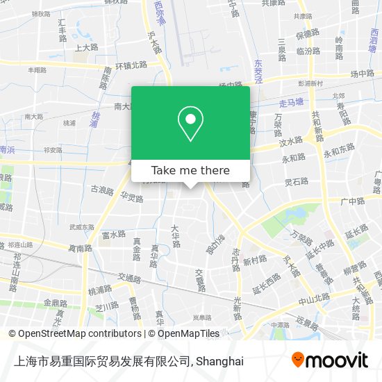 上海市易重国际贸易发展有限公司 map