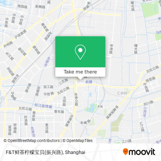 F&T鲜茶柠檬宝贝(振兴路) map