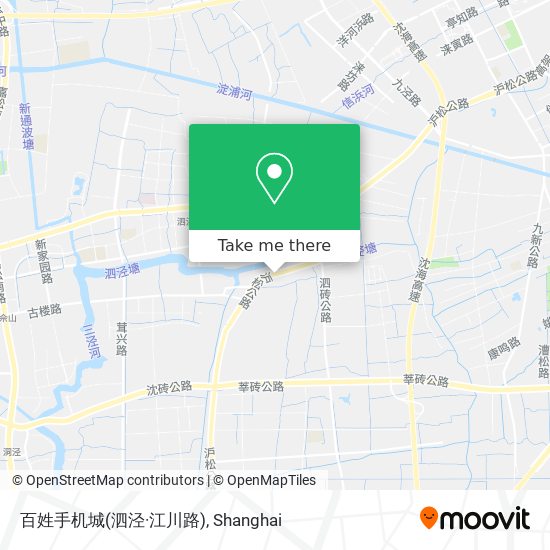 百姓手机城(泗泾·江川路) map