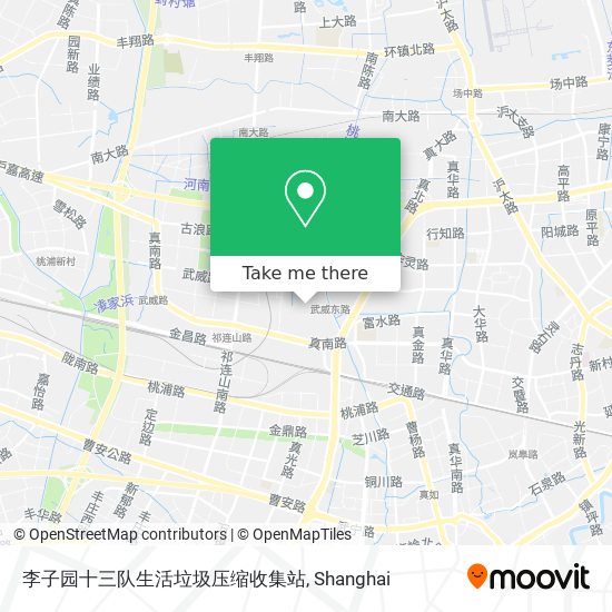 李子园十三队生活垃圾压缩收集站 map