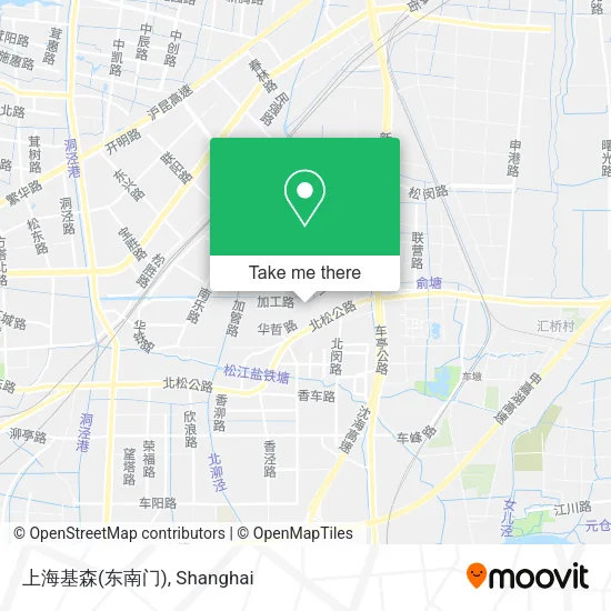 上海基森(东南门) map