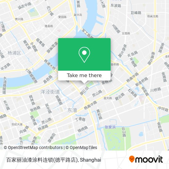 百家丽油漆涂料连锁(德平路店) map