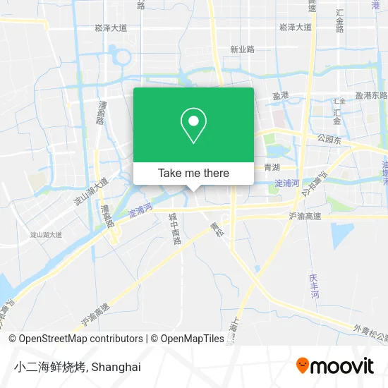 小二海鲜烧烤 map
