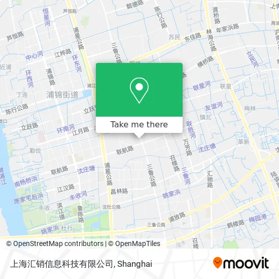 上海汇销信息科技有限公司 map