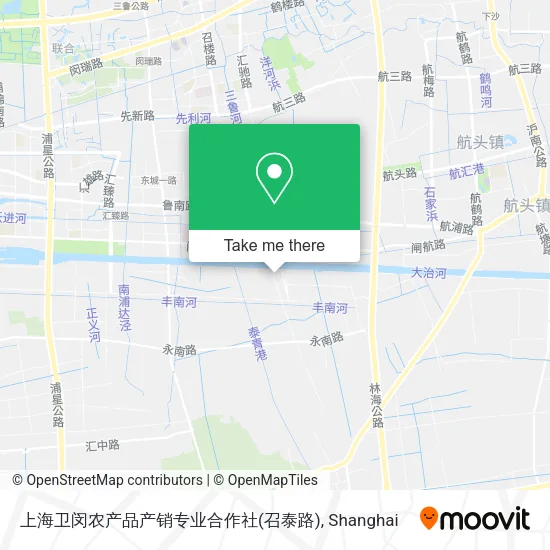 上海卫闵农产品产销专业合作社(召泰路) map