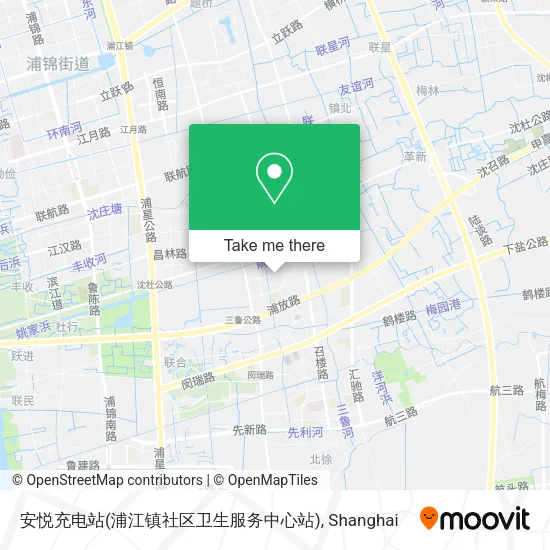 安悦充电站(浦江镇社区卫生服务中心站) map