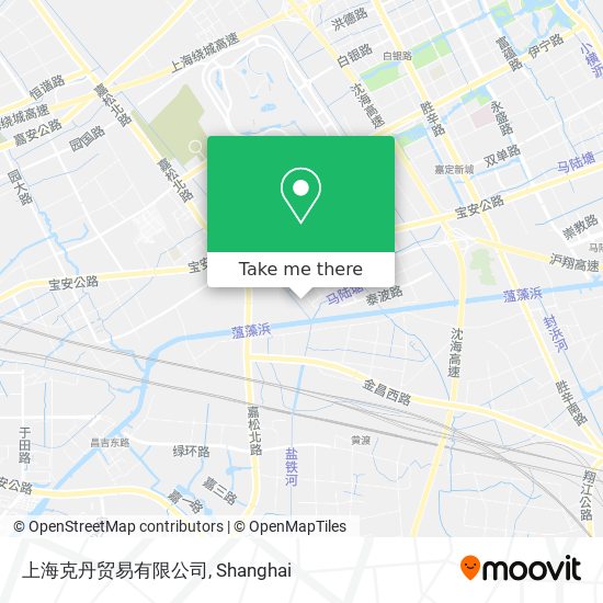 上海克丹贸易有限公司 map