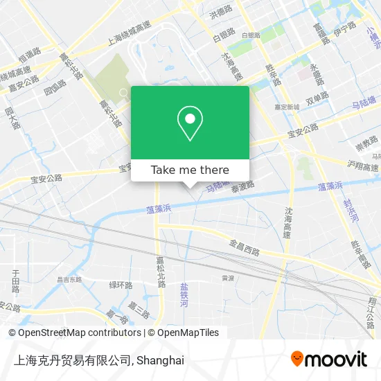 上海克丹贸易有限公司 map
