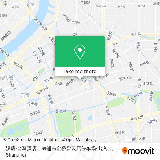 汉庭·全季酒店上海浦东金桥碧云店停车场-出入口 map